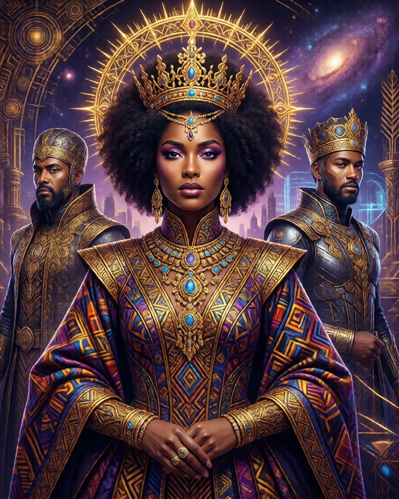 Exemplo do estilo Afrofuturismo