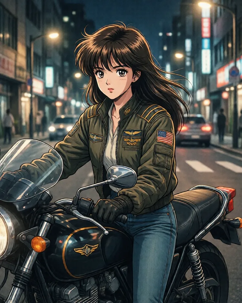 Exemplo do estilo Anime anos 90