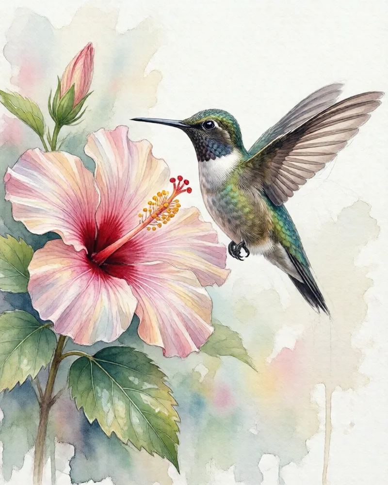 Exemplo do estilo Aquarela