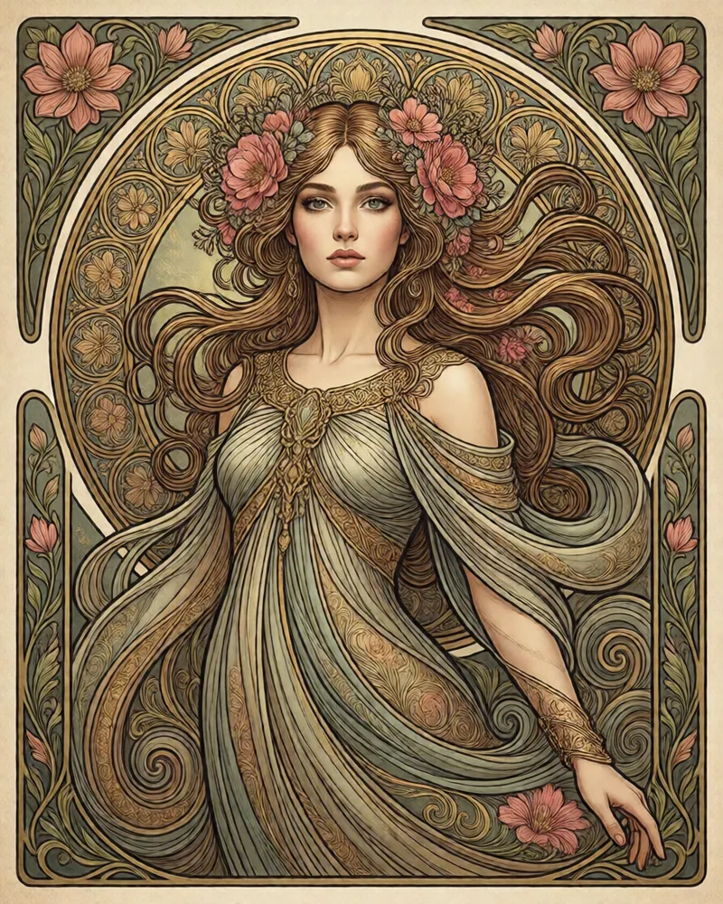 Exemplo do estilo Art nouveau