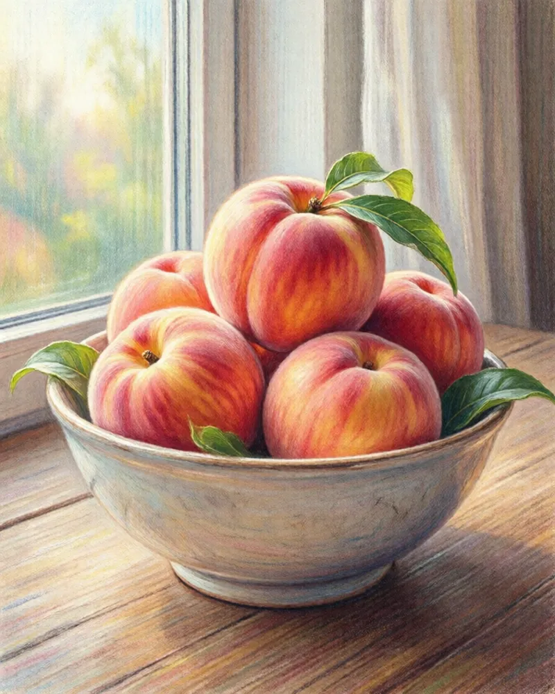 Exemplo do estilo Giz pastel