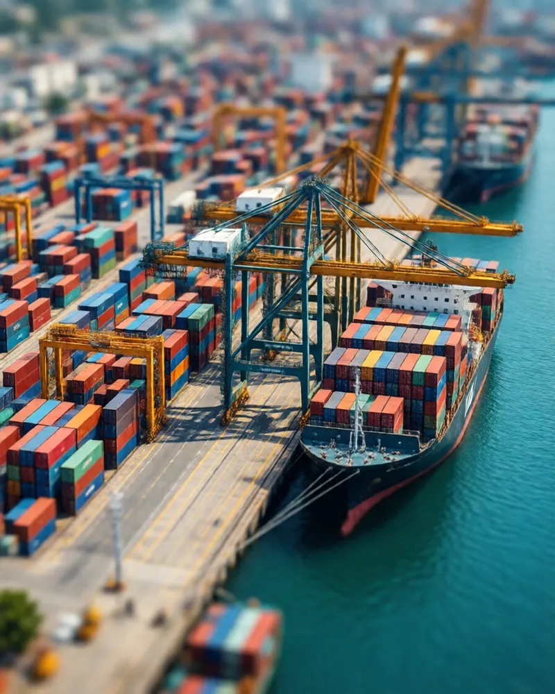 Exemplo do estilo Miniatura tilt-shift