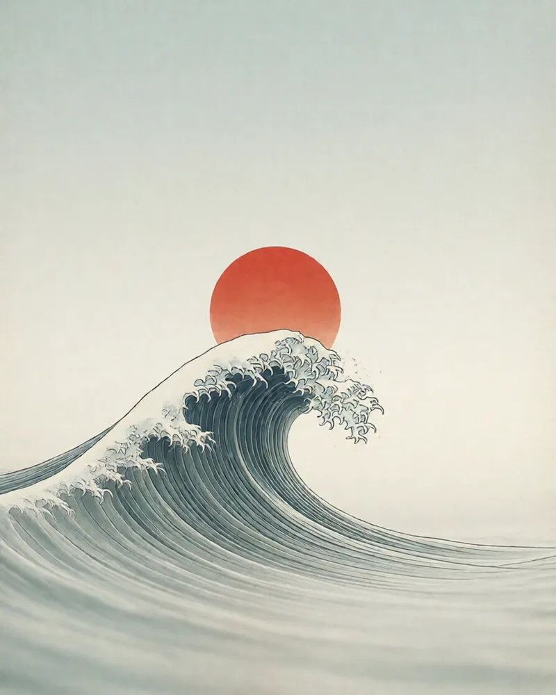 Exemplo do estilo Minimal japonês