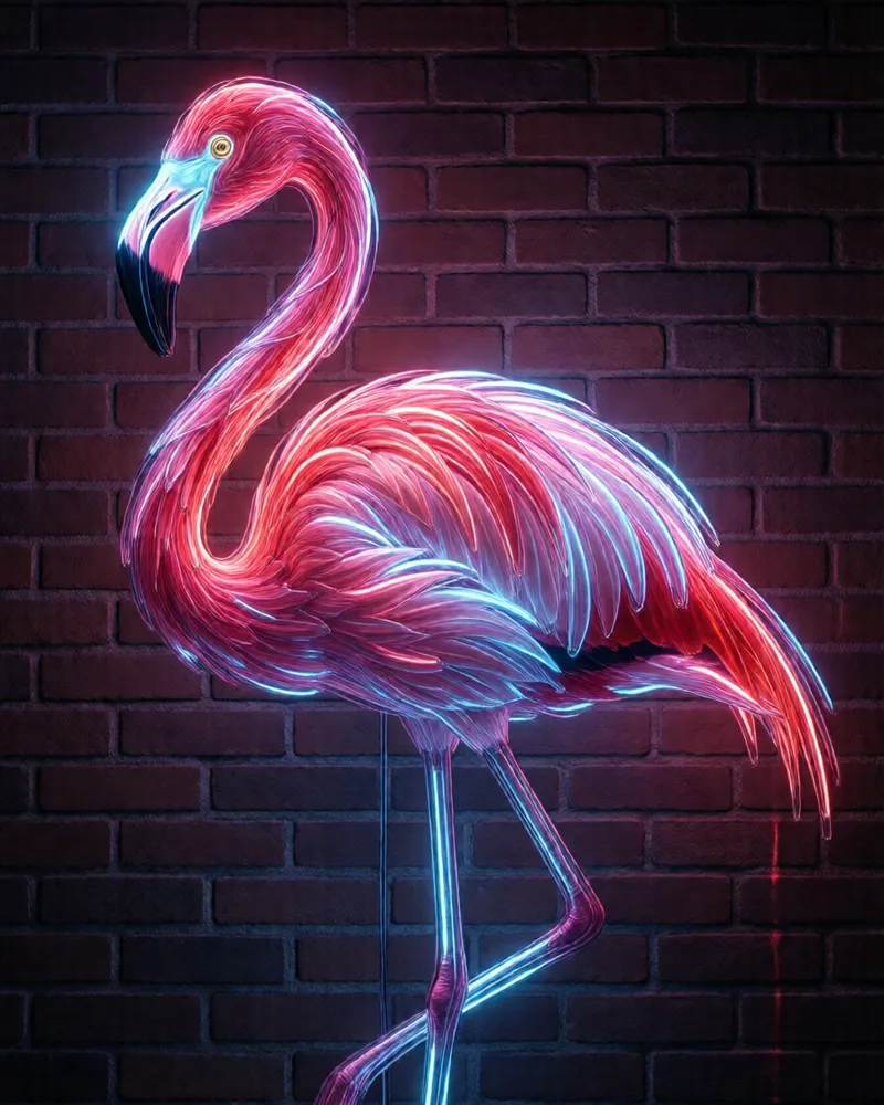 Exemplo do estilo Néon