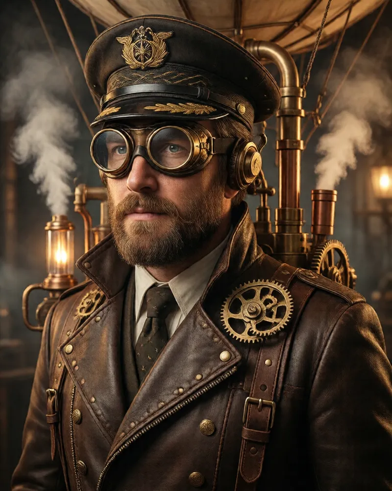 Exemplo do estilo Steampunk