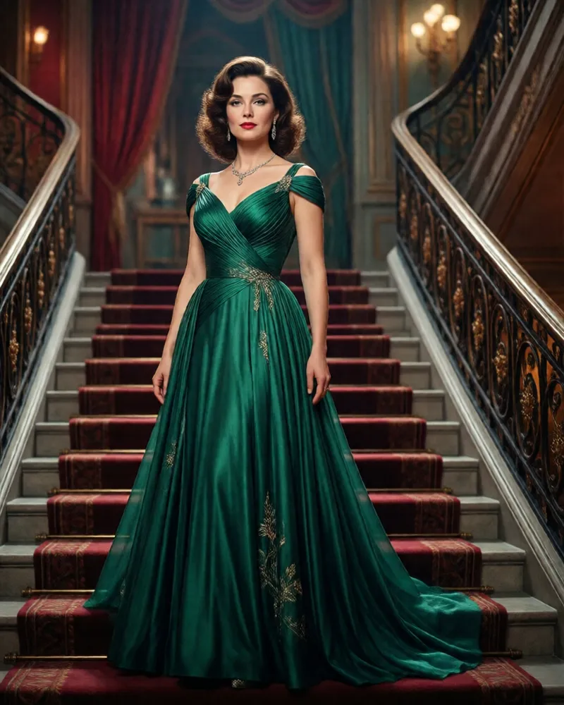 Exemplo do estilo Technicolor anos 50