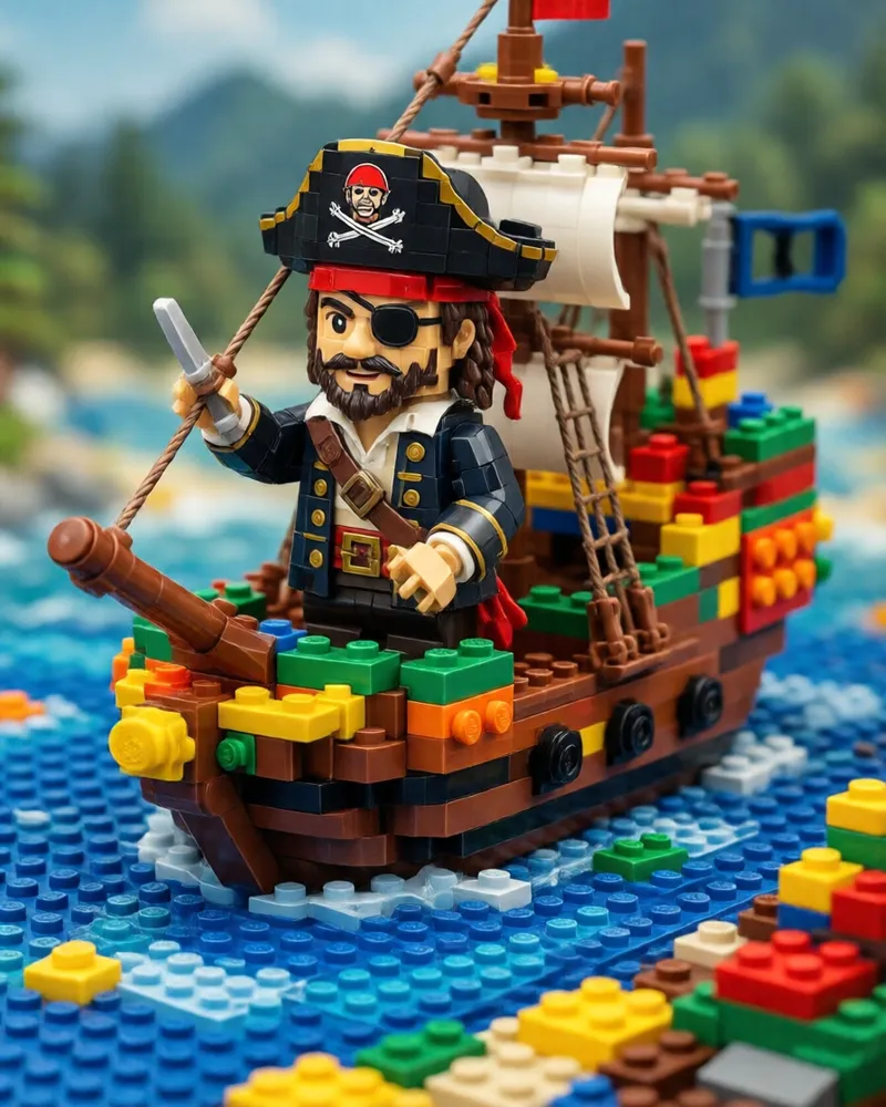 Exemplo do estilo Tijolinhos (estilo LEGO)