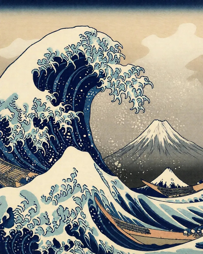 Exemplo do estilo Ukiyo-e