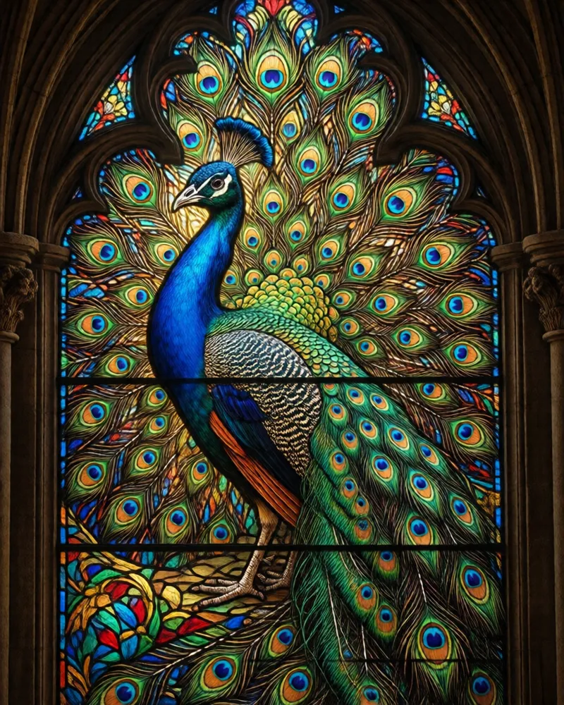 Exemplo do estilo Vitral