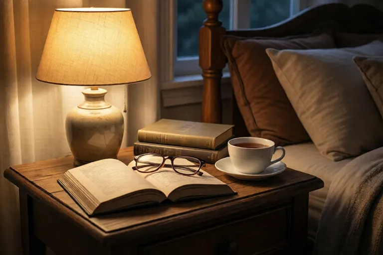O ritual da leitura antes de dormir