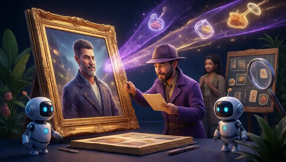 Arte do jogo Qual Prompt Gerou Isto?